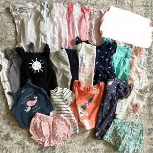 3-6 month summer clothes bundle